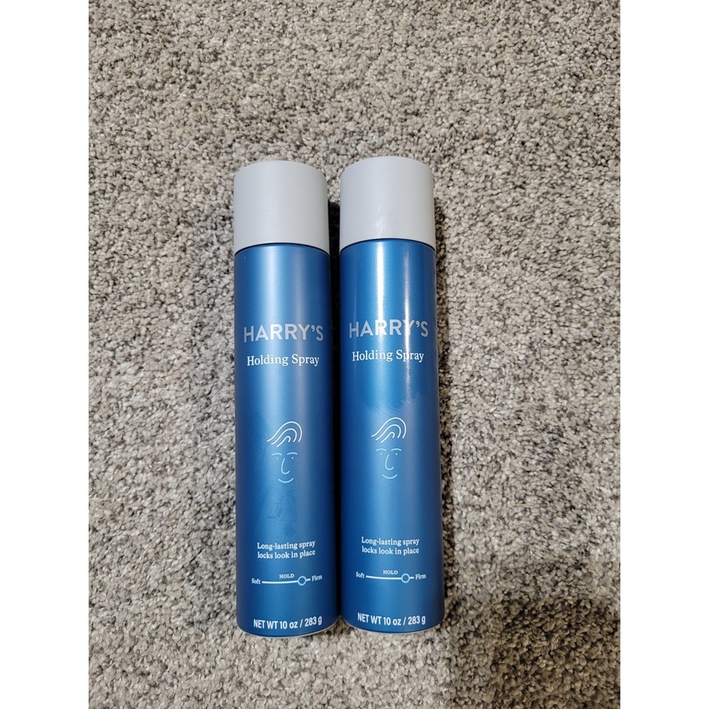 (2) Harry's Holding Hairspray FIRM HOLD Mens Haircare 10 Fl Oz Each